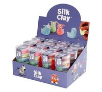 Set 12 Pâtes À Modeler Silk Clay - Couleurs Basiques Et Néons