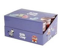 Set 12 pâtes à modeler Silk Clay - Couleurs basiques et néons Multicolore G