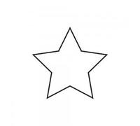 Set 12 Pochoirs Étoiles - 15x15 Cm