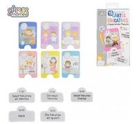 SET 18 CARTES EDUCATIVES J APPRENDS L HEURE 36 PCS JEU