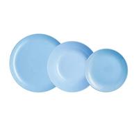 Luminarc Colors Service de Table 18 pièces Diwali Light Turquoise-Bleu - 0883314737059