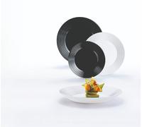 Set 18 Pcs Harena Blanc & Noir - Luminarc