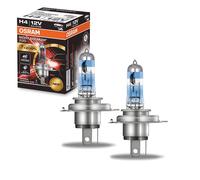 Osram Lampes de phare halogènes Night Breaker 200 H4 64193NB200-HCB – +200% lumière – 12V Duo Box