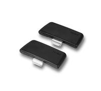 Set 2 anses amovibles en bakélite noires Soft touch Evolution Beka