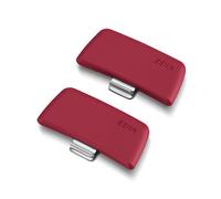 Set 2 anses amovibles en bakélite rouges Soft Touch Evolution Beka