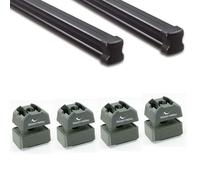 Set 2 Barres de Toit Pour Véhicules Professionnel 135cm Charges Lourd 100KG 761