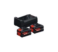 Bosch EXBA18V-55 Batterie Kit De Démarrage (2x 5,5 Ah) + Chargeur