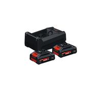 Bosch EXBA18V-40 Batterie Kit De Démarrage (2x 4,0 Ah) + Chargeur