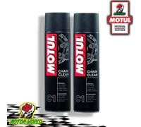 Set 2 Bombes Bouteilles Dégraissant Chaines MOTUL C1 Chaîne de Nettoyage Moto