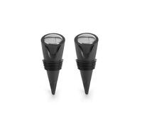 IBILI - 695028 Lot de 2 bouchons à vin CONIQUES, acier inoxydable, multicolore