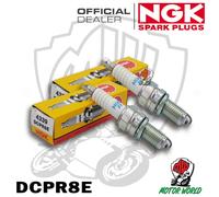 Set 2 Bougies Spark Plug NGK DCPR8E Harley Vrsc 1130 Night Tige 2002 IN Avant