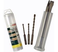 Set 2 Burins & 3 forets Bosch SDS Plus G