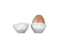FIFTYEIGHT 3D Set de coquetiers avec visages « baiser et rêveur »