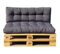 Set 2 coussins d'extérieur RIOU Gris anthracite