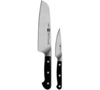 Set 2 couteaux ZWILLING Pro (office 10cm + Santoku 18cm) - 38430-006 - Acier inoxydable - FRIODUR - ABS Multicolore G