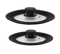 Set 2 Couvercles Universel FPC Sugarcraft Verre Ø16 /18/ 20CM/24/26/28CM