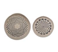 Set 2 Décorations Murales Paniers en Jute D 48.5 cm et D 38.5 cm - Atmosphera