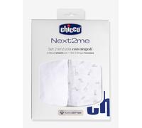 Set 2 draps housse Next2Me CHICCO blanc TU