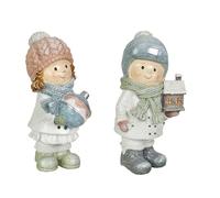 SET 2 FIGURAS PAREJA RESINA