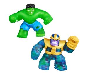 Set 2 figurines Heroes of Goo Jit Zu Marvel - Hulk vs Thanos