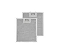 Set 2 filtres à graisse de rechange pour hotte 23 x 26 cm aluminium