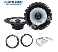 Set 2 Haut Parleur Haut-Parleurs ALPINE Avant/Arrière pour Ford Fiesta VI De