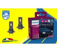 Set 2 Lampes LED H7 12V PHILIPS Ultra Sinon Accès Freddo 6000K 16W Blanc