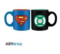 Set 2 mini-mugs DC Comics Superman & Green Lantern ABYstyle 110 ML G