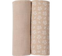 Set 2 mussole in cotone - BUBABA - Beige