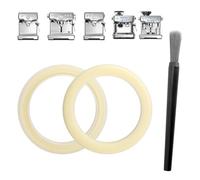 Set 2 Pièces Bagues d’Étanchéité Silcone Brosse de Nettoyage Compatibles Machines à Espresso Breville 500/810/870/875/878, Sage 500/810/870/875/878/880 Accessoires Entretien Gasket Machine Café