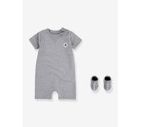 Set 2 Pièces Combinaison Courte + Chaussettes Lil Chuck Gris 9M(71CM)