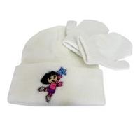 Set Bonnet Et Moufles Bébé Dora L'exploratrice