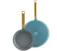 Set 2 Poêles 20 et 28 cm Evolution bleu aluminium antiadhésif 28.00 cm GREENPAN