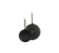 Set 2 Poêles 20 et 28 cm Evolution noire - - Noir - Aluminium