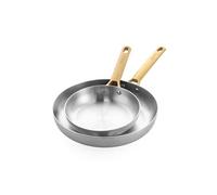 Set 2 poêles 20 et 28 cm inox triply-Padova Reserve - Greenpan