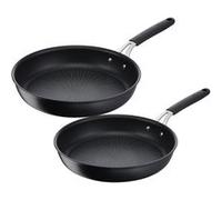 Lagostina – Lot 2 poêles Tempra 012165600002 – 24 et 28 cm – Noir