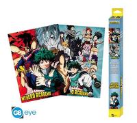 ABYstyle – Lot de 2 affiches My Hero Academia Chibi Artworks 52 x 38 cm