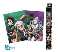 Set 2 Posters Chibi Demon Slayer Entertainment District