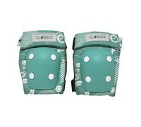 Set 2 protections imprimés enfants xxs (coudes et genoux) vert emeraude TU