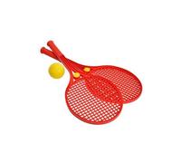 Set 2 Raquettes de tennis Enfant et balle en mousse, soft ball - Plastique, couleur aleatoire - Jeu plein air,