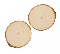 Set 2 Rondelles - 4 À 5 Cm - Bois