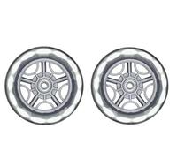 Set 2 Roues Lumineuses Blanches GO-UP/Primo/Elite/Expert/Flow