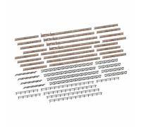 KIBRI Set de barrières (2 types) - N 1/160 - Kibri 37480