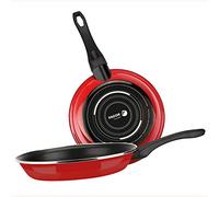 Set 2 Ud Sartenes Optimax diamètre 20 cm Y diamètre 24 cm Rojo Mate Fagor