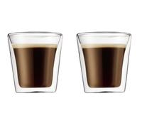 Set 2 verres - BODUM - Canteen - Double paroi - 0.1 l - Transparent