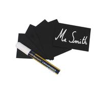 Set 20 ardoises taille A7 + 1 feutre craie blanc