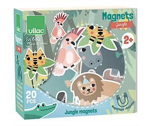 Set 20 Magnets en bois 'Jungle' Michelle Carlslund Vilac®