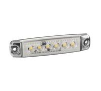 Set 20pz Lumière Gabarit Blanche 6 LED Compatible Alimentation 12/24V
