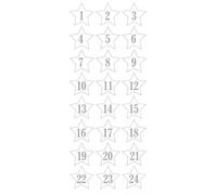 Set 24 Chiffres 3d Autocollants - Puffies