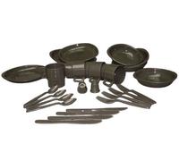 Set 26 pièces assiettes et couverts MIL-TEC